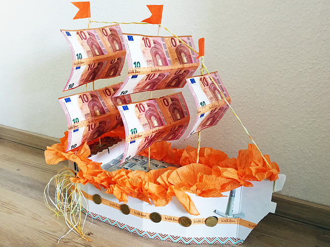 Traumschiff-Geldgeschenk