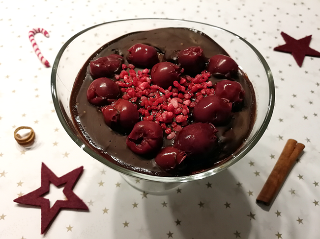 Doppel-Schoko-Kirsch-Dessert - Weltenschmie.de Blog